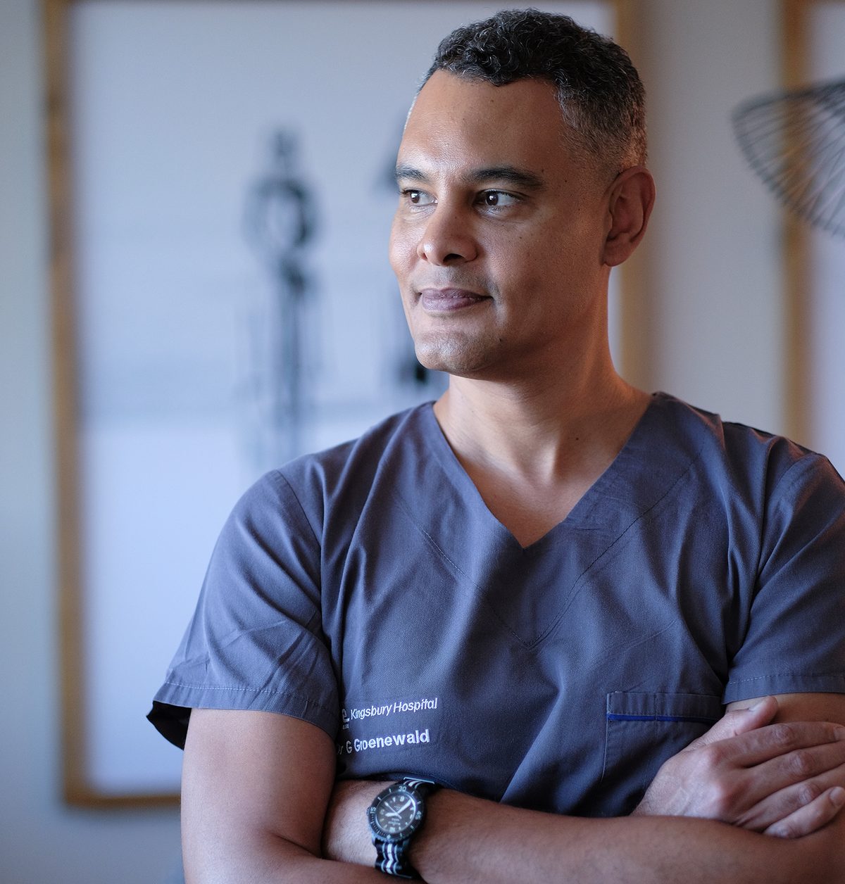 Dr Gary Groenewald, gynaecologist at Life Kingsbury Hospital, Claremont